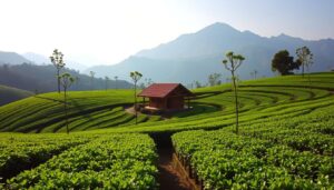 Kebun Teh: Menikmati Keindahan dan Kesegaran di Indonesia